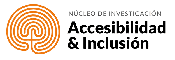 Isotipo del Núcleo de Investigación en Accesibilidad e Inclusión PUCV